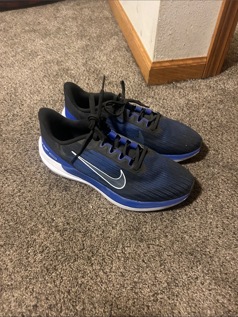 Nike Men's Athletic Running Shoes - Black & Blue